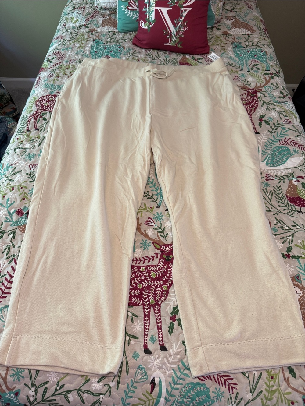 Cream Women’s Pull-On Pants